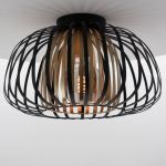 Eglo Lampa sufitowa Encinitos Czarny, Złoty | Nadaje Się Do E27