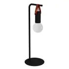 Eglo Lampa Stołowa Apricale Czarny, Brązowy | Nadaje Się Do 1x E27