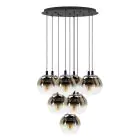 Eglo Lampa Wisząca Ariscani 1 Stal Czarny | Nadaje Się Do 10x E27