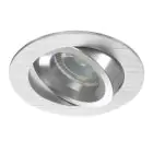 Noxion Wpuszczany Spot Drome MR16 uchylny Aluminium | Aukko 69mm - GU10 Trzonek
